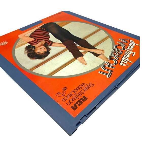 Jane Fonda's Workout Aerobics Exercise RCA SelectaVision CED Video Disc Vtg 1982 - Picture 6 of 6